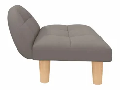 Clicnbuy Cama para perros de tela gris taupe 70x52x30 cm