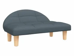 Clicnbuy Cama para perros de tela oscuro 70x52x30 cm