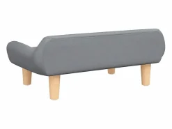 Clicnbuy Cama para perros de tela claro 70x40x24 cm