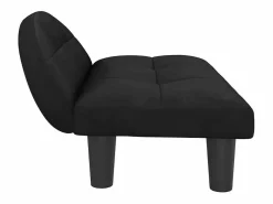 Clicnbuy Cama para perros de terciopelo negra 70x52x30 cm