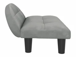 New Clicnbuy Cama para perros de terciopelo claro 70x52x30 cm Gris