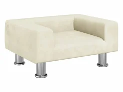 Online Clicnbuy Cama para perros de terciopelo 50x40x26,5 cm Crema