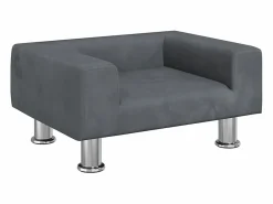 Clicnbuy Cama para perros de terciopelo oscuro 50x40x26,5 cm