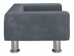 Clicnbuy Cama para perros de terciopelo oscuro 50x40x26,5 cm