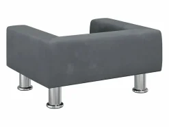 Clicnbuy Cama para perros de terciopelo oscuro 50x40x26,5 cm