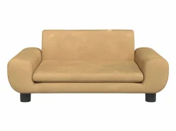 Discount Cama para perros de terciopelo marrón 70x45x33 cm Cama De Animales De Compañía