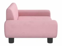 Best Clicnbuy Cama para perros de terciopelo 70x45x33 cm Rosa