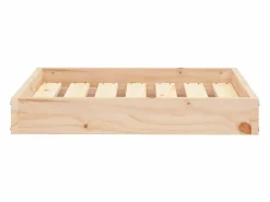 Clearance Cama para perros madera maciza de pino 61,5x49x9 cm Cama De Animales De Compañía