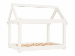New Cama para perros madera maciza de pino 81x60x70 cm Cama De Animales De Compañía