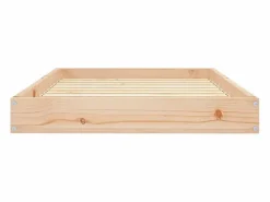Sale Clicnbuy Cama para perros madera maciza de pino 91,5x64x9 cm Marru00f3n