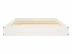 Sale Clicnbuy Cama para perros madera maciza de pino 91,5x64x9 cm Blanco