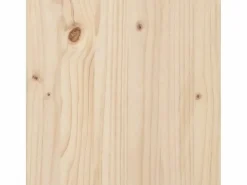 New Clicnbuy Cama para perros 65,5x50,5x28 cm de madera maciza de pino Marru00f3n