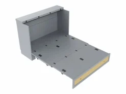 Clearance Cama plegable 140×200 cm - con toma USB y enchufe - (colchón no incluido) Cama Abatible
