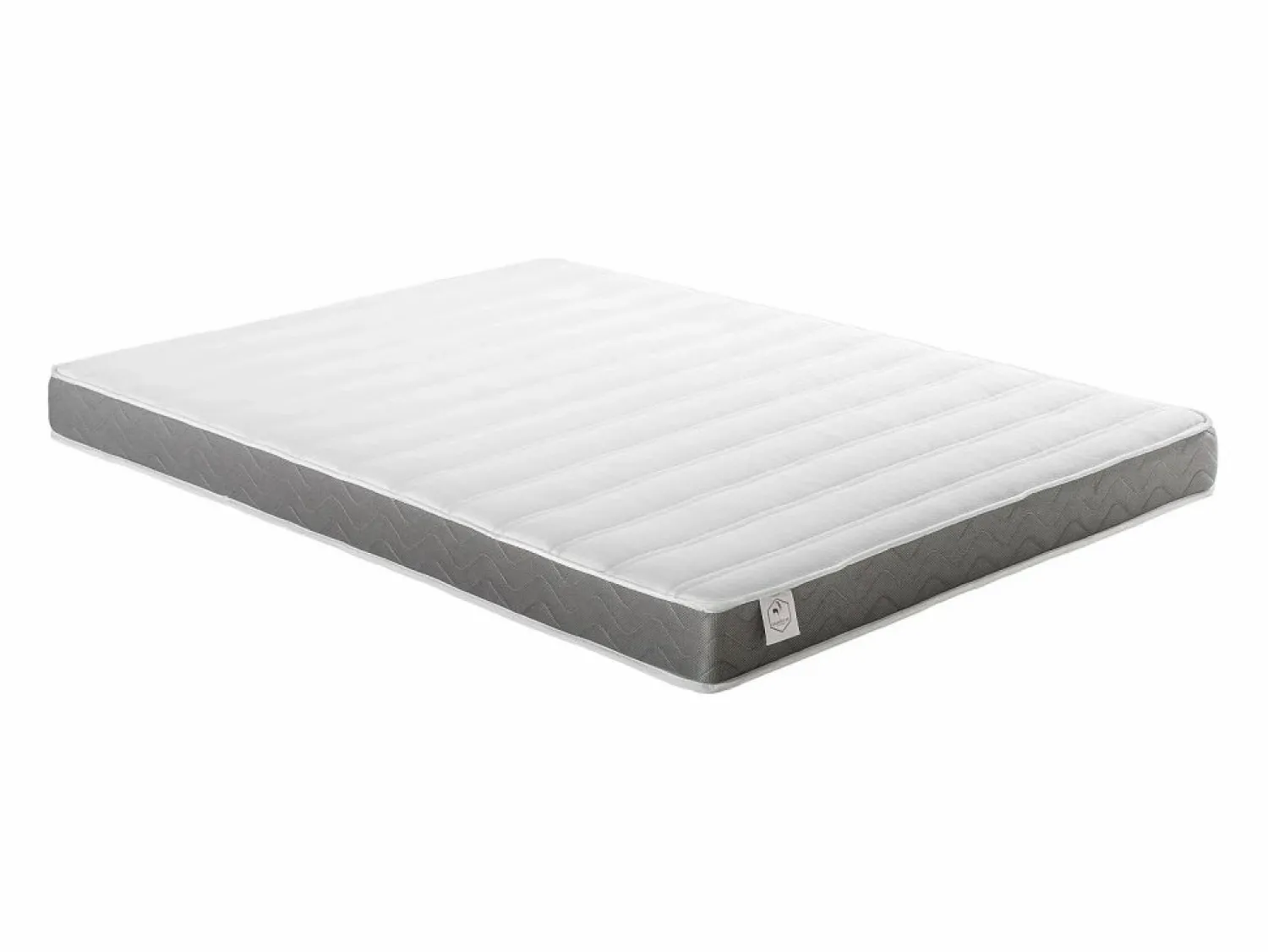 New Cama plegable vertical 140 x 200 cm blanca y natural 1 armario + colchón - RAPILI Cama Abatible