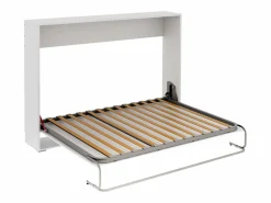 Online Cama Plegable 135x190 cm Juvenil Invitados Abatible Horizontal Blanco