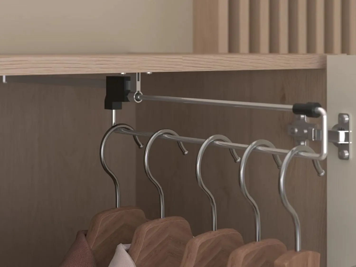 Best Cama puente 160 x 200 cm con almacenamiento y LEDs beige y natural + somier + colchón - DOMELITO Cama Con Almacenaje|Cama Adulto