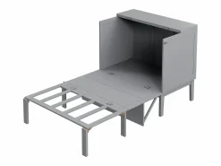Clearance Cama retráctil de madera 90x200 cm - con somier - Cama Abatible