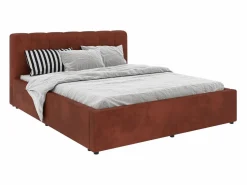 Cama tapizada Almo haaus, 200 x 160 cm, Caramelo Somier - 160X200Cm