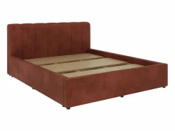 Cama tapizada Almo haaus, 200 x 160 cm, Caramelo Somier - 160X200Cm