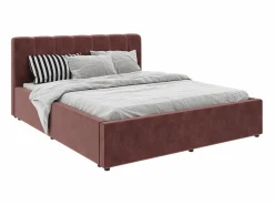 Cama tapizada Almo haaus, 200 x 160 cm, Morado