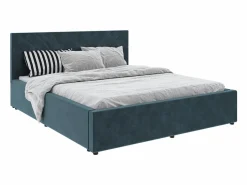 Sale Cama tapizada Fargo haaus, 200 x 160 cm, Azul