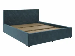 Sale Cama tapizada Fargo haaus, 200 x 160 cm, Azul