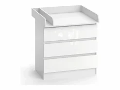 New Vicco Cambiador / alto brillo 80x76x87 emma Blanco