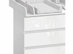 New Vicco Cambiador / alto brillo 80x76x87 emma Blanco