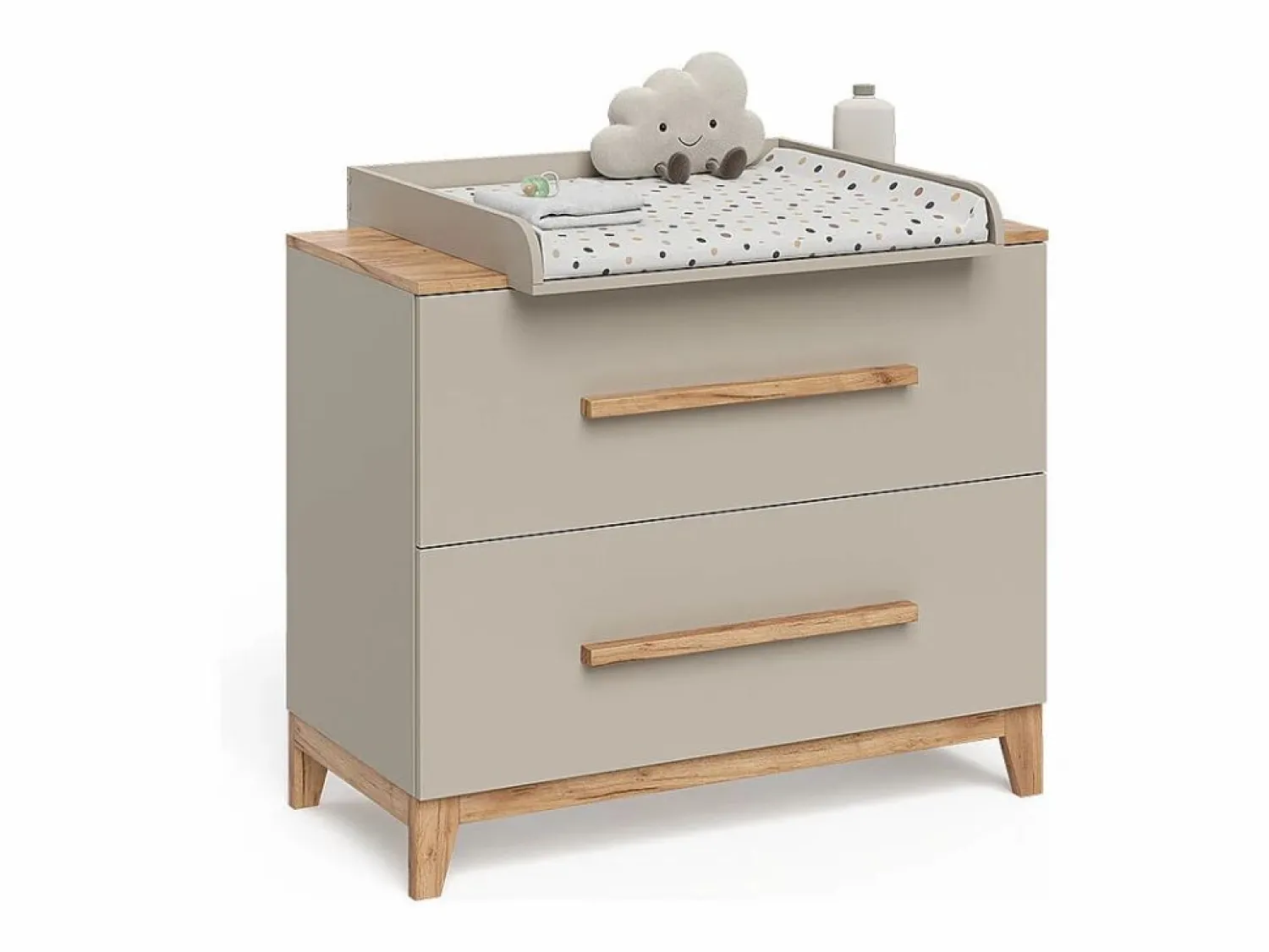 Vicco Cambiador cachemira/artesanal 108x70x98 malia