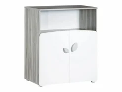Cambiador de madera 2 puertas 97x76x66cm
