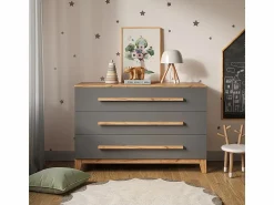 Vicco Cambiador /artisan 133.2x70x98 malia Gris