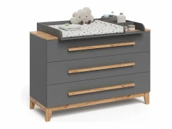 Vicco Cambiador /artisan 133.2x70x98 malia Gris