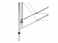 Online Helloshop26 Camilla de masaje plegable de 3 secciones con estructura de acero inoxidable 02_0001888 Negro