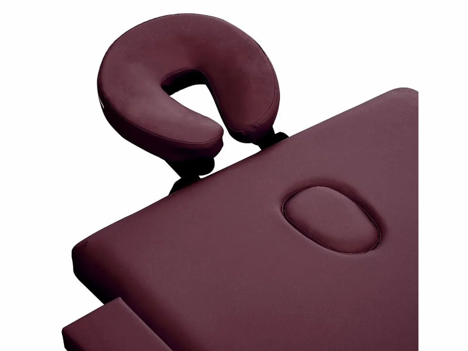 Outlet Camilla de masaje plegable 3 secciones madera color vino tinto 02_0001839 Camilla De Masaje