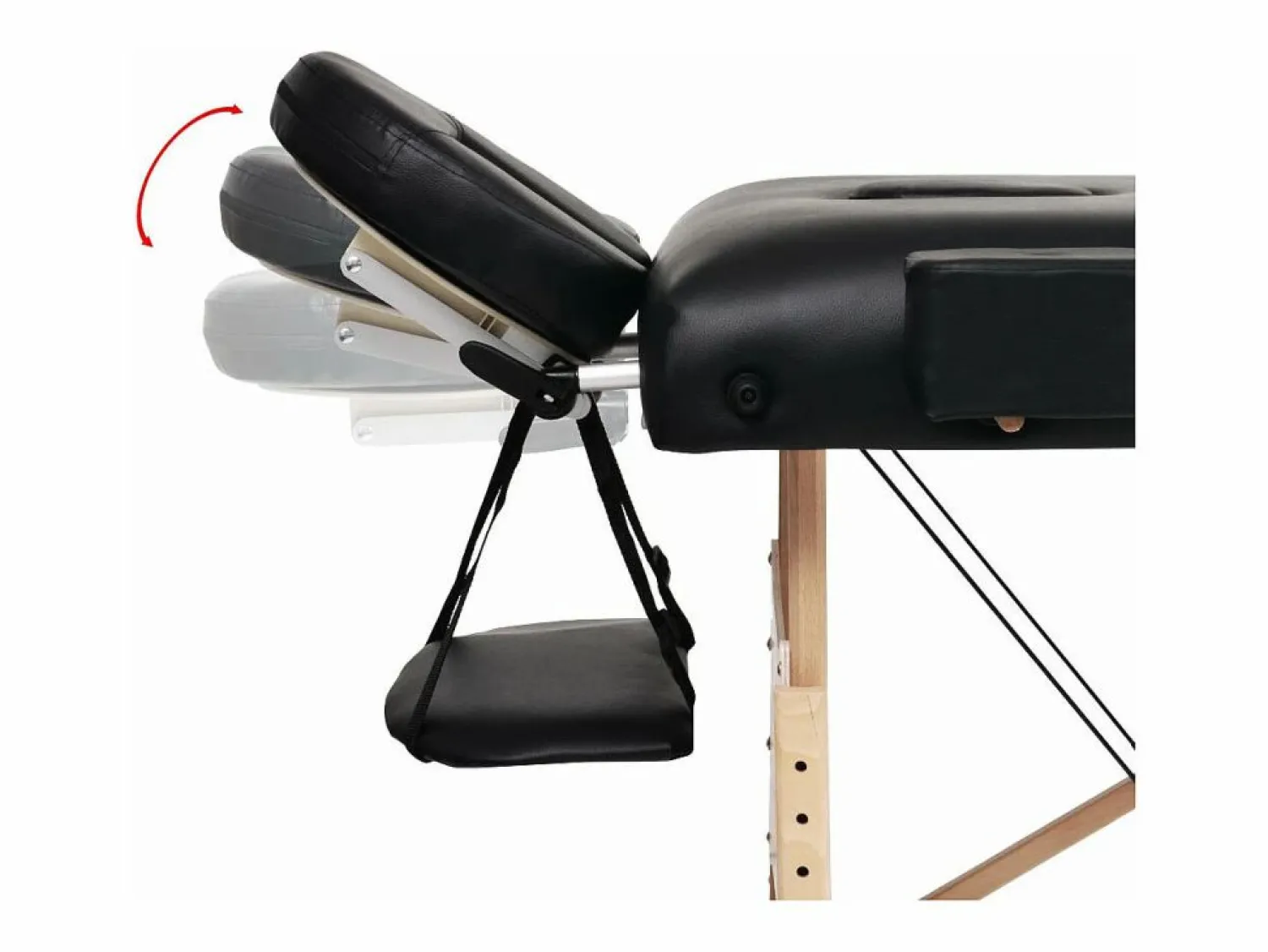 Online Helloshop26 Camilla de masaje plegable de 3 secciones 10 cm de grosor color 02_0001869 Negro
