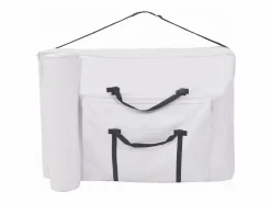 Discount Helloshop26 Camilla de masaje plegable de 2 secciones 10 cm de grosor color 02_0001866 Blanco