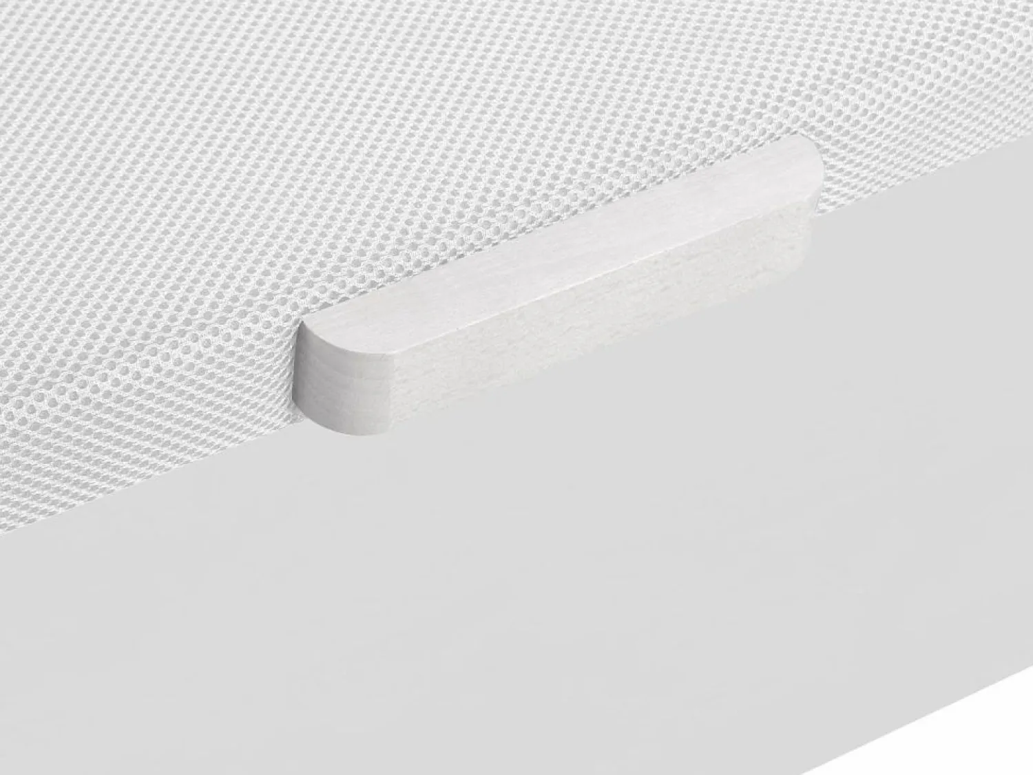 Ysmée Canapé abatible 90 x 200 cm - mate - HESTIA de YSMÉE Blanco