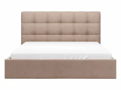 Vente-unique Canapé abatible 160 x 200 cm de terciopelo color - MIRDAL