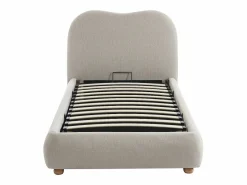 Clearance Canapé abatible 90 x 190 cm de tela color + colchón - VANARI Cama Con Canapé|Cama Con Almacenaje