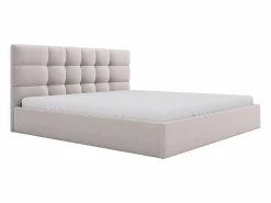 Clearance Canapé abatible 200 x 200 cm de tela + colchón - ELIAVA de Pascal Morabito Cama Con Canapé|Cama Con Almacenaje