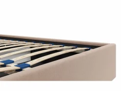 Discount Vente-unique Canapé abatible 140 x 190 cm de terciopelo en color - MIRDAL Beige