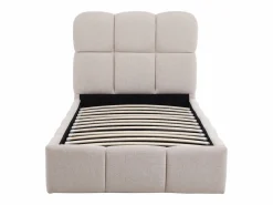Discount Canapé abatible 90 x 190 cm de tejido texturizado color + colchón - DILUDO Cama Con Almacenaje|Cama Adulto