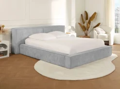 Vente-unique Canapé abatible 180 x 200 cm de pana + colchón - TIMANO
