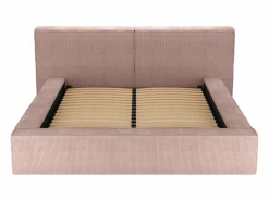 Discount Canapé abatible 180 x 200 cm de pana + colchón - TIMANO Cama Terciopelo