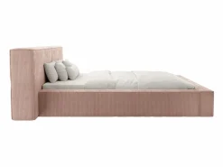 Discount Canapé abatible 180 x 200 cm de pana + colchón - TIMANO Cama Terciopelo