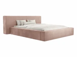 Outlet Vente-unique Canapé abatible 180 x 200 cm de pana - TIMANO Rosa