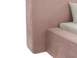 Outlet Vente-unique Canapé abatible 180 x 200 cm de pana - TIMANO Rosa