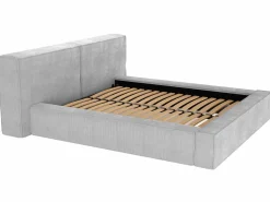 Vente-unique Canapé abatible 160 x 200 cm de pana + colchón - TIMANO