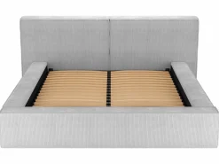 Vente-unique Canapé abatible 160 x 200 cm de pana + colchón - TIMANO