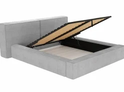 Vente-unique Canapé abatible 160 x 200 cm de pana + colchón - TIMANO